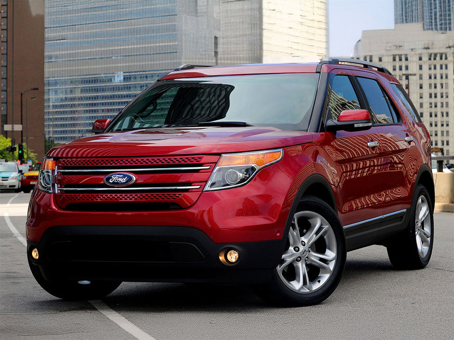 ford explorer 2002-2010 Matte Black Pillar Trim