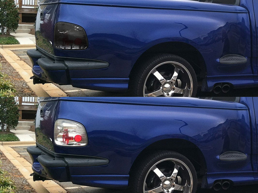 f-150 (lightning) Before and After Smoked Taillights