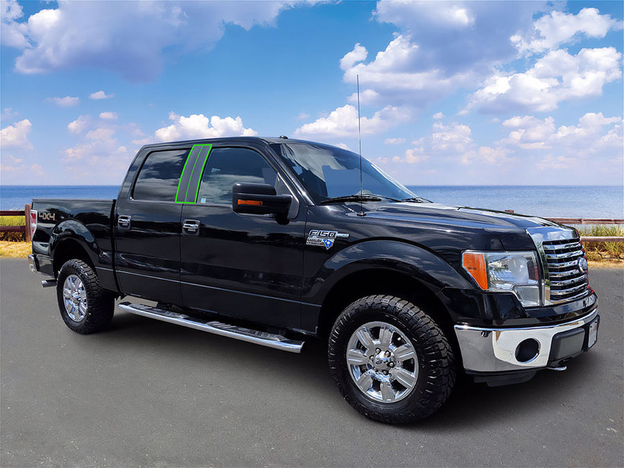 ford f-150 2004-2014 (regular cab) Pillar Post Trim Installation Location