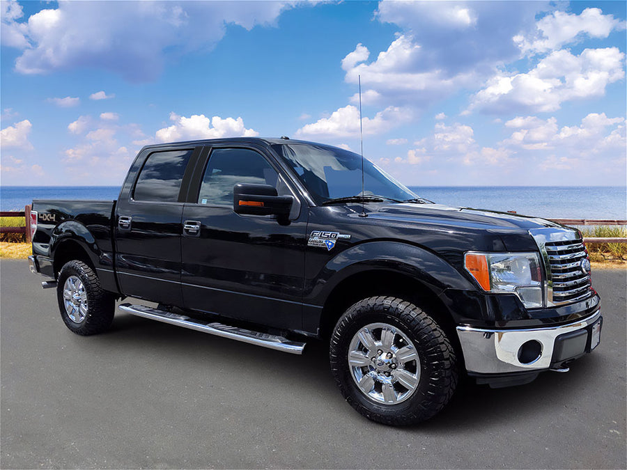 ford f-150 2004-2014 (regular cab) Piano Black Pillar Trim