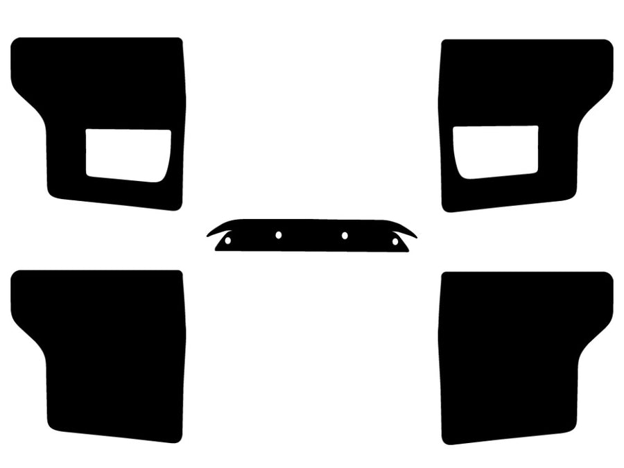f-150 (w/ blind spot information system ) Precut Tail Light Tint Diagram