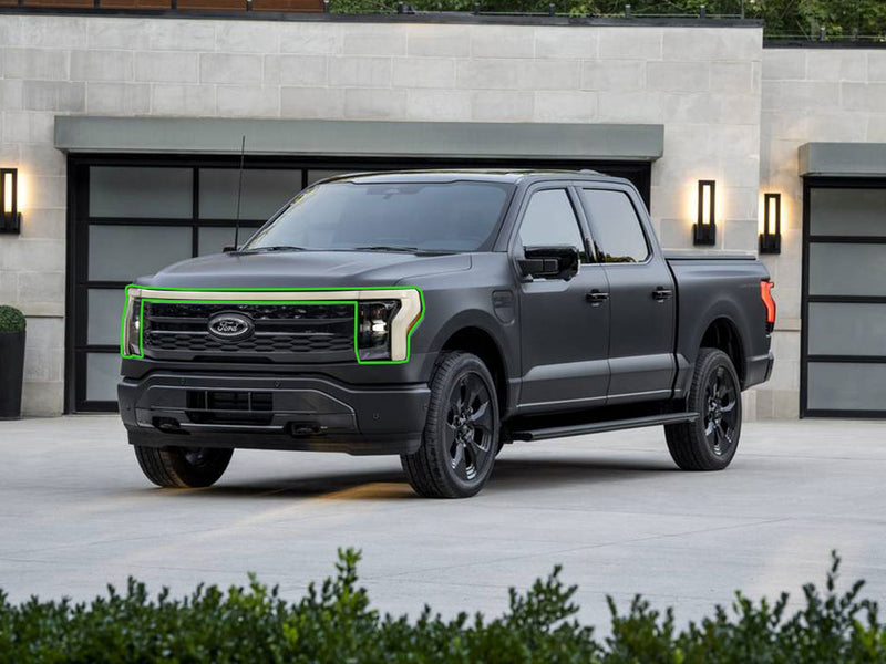 ford f-150 2023-2023 (lightning) Headlight Protection Installation Location