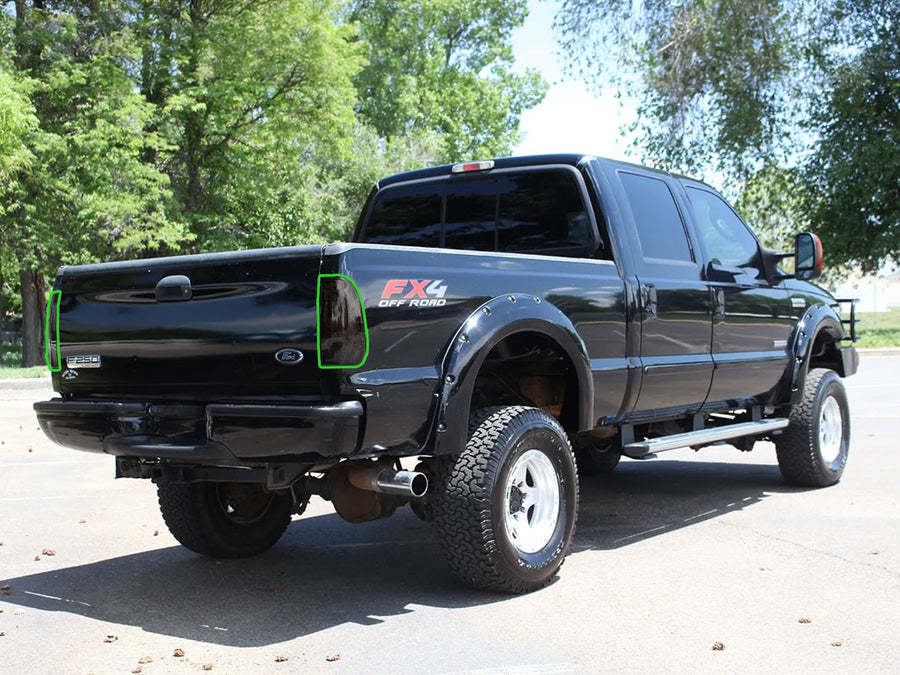 f-250 Tail Light Tint Installation Points