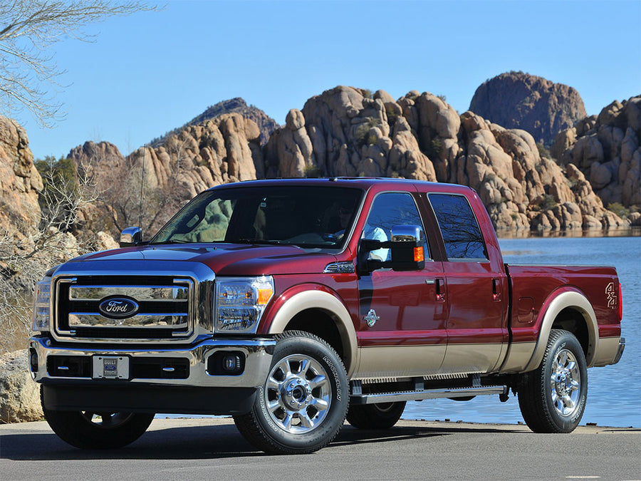 ford f-250 1999-2014 Piano Black Pillar Trim