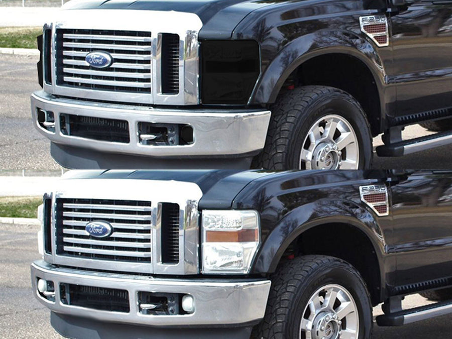 ford f-250 2008-2010 Headlight Tint Appearance