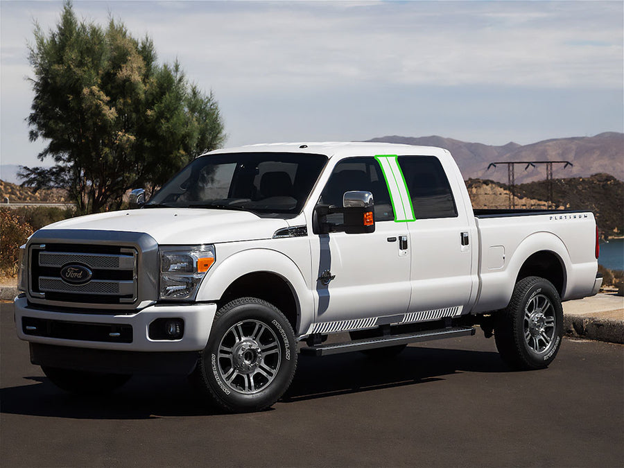 ford f-350 1999-2014 Pillar Post Trim Installation Location