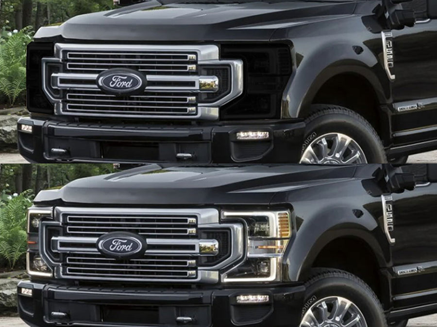 ford f-450 2020-2022 Headlight Tint Appearance