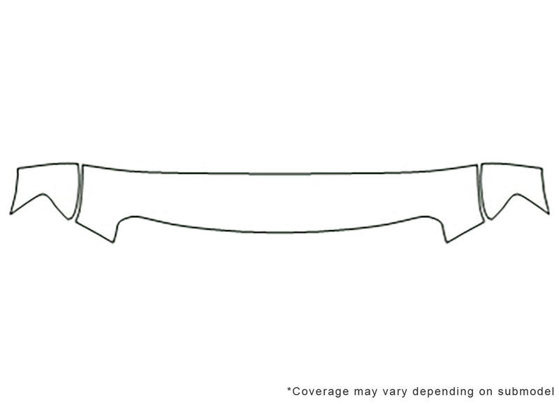 f-550 Avery Dennison Clear Bra Hood Precut PPF Diagram