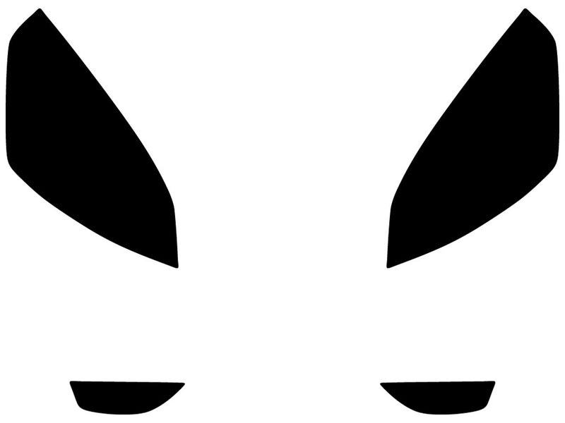 fiesta (hatchback) Precut Tail Light Tint Diagram
