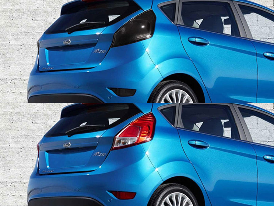 fiesta (hatchback) Before and After Smoked Taillights