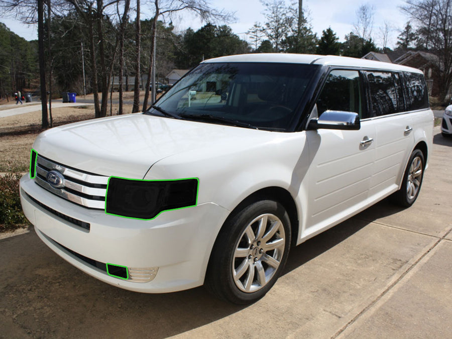 ford flex 2009-2012 Headlight Tint Location