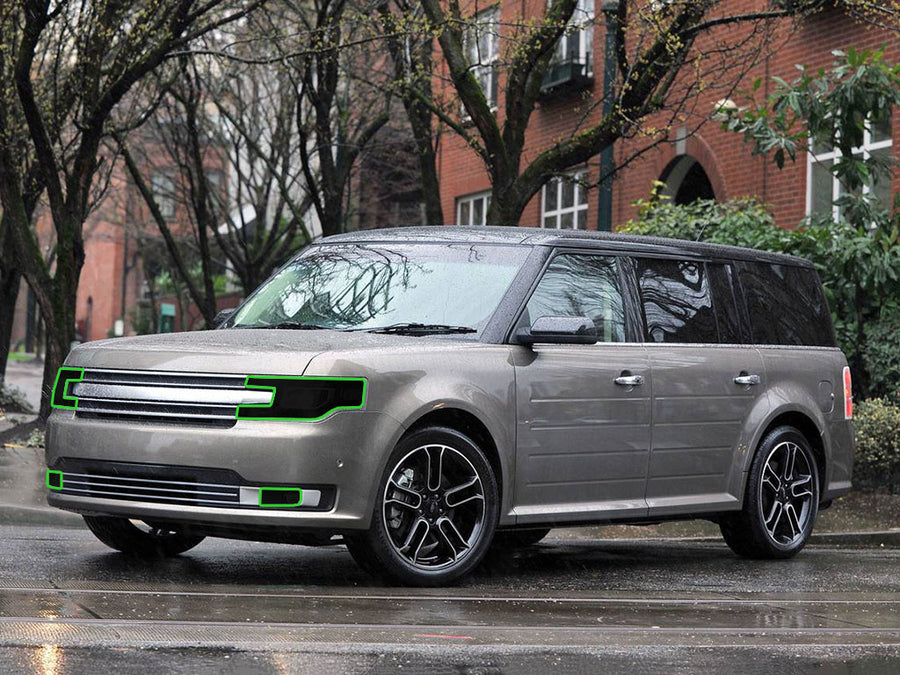 ford flex 2013-2019 Headlight Tint Location