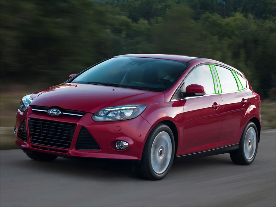 ford focus 2008-2011 Pillar Post Trim Installation Location