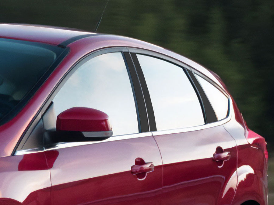 ford focus 2008-2011 Gloss Black Pillar Cover Diagram