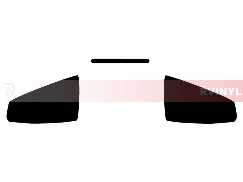 focus (sedan) Precut Tail Light Tint Diagram