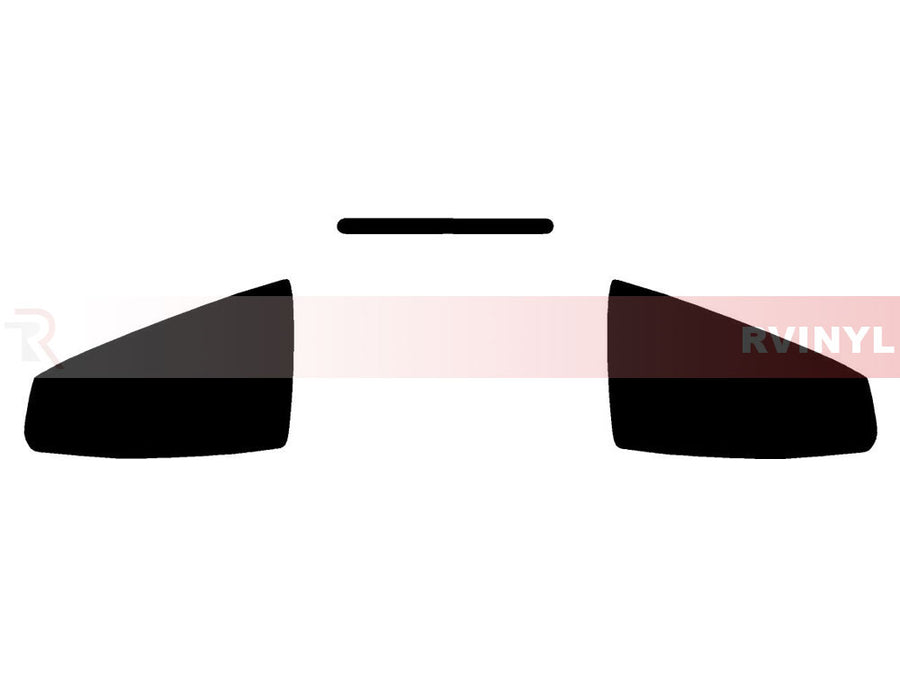 focus (sedan) Precut Tail Light Tint Diagram