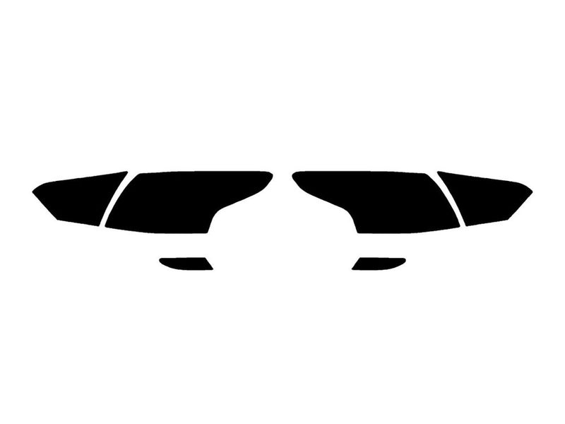 focus (sedan) Precut Tail Light Tint Diagram