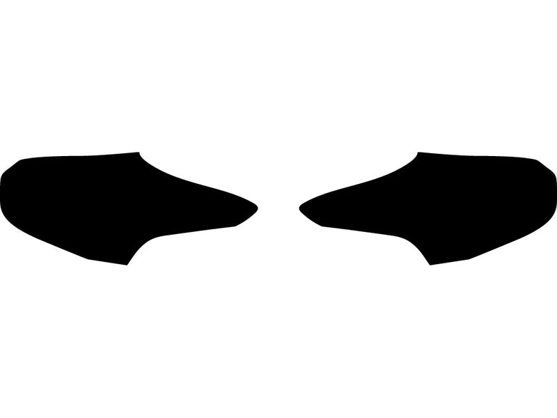 focus (hatchback) Precut Tail Light Tint Diagram
