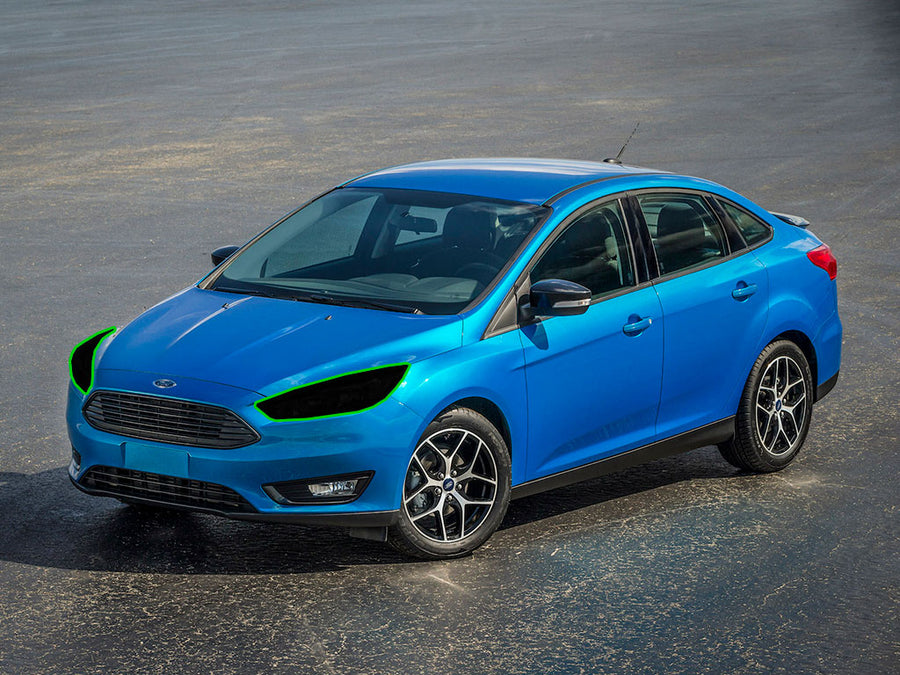 ford focus 2015-2018 Headlight Tint Location