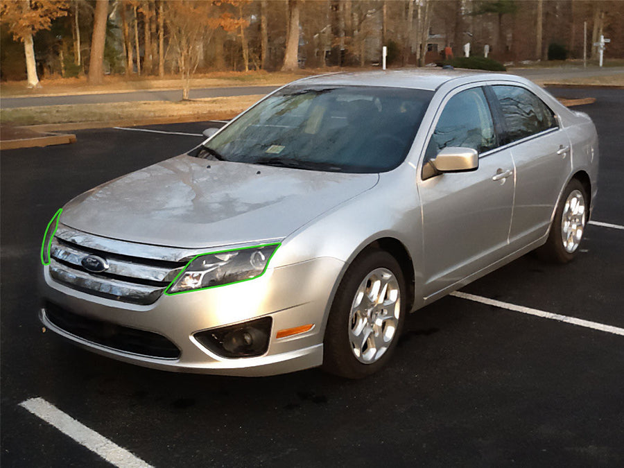 ford fusion 2010-2012 Headlight Protection Installation Location