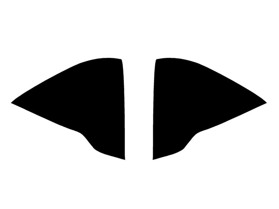 fusion Precut Tail Light Tint Diagram