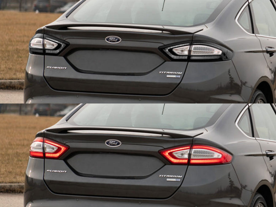 fusion Before and After Smoked Taillights