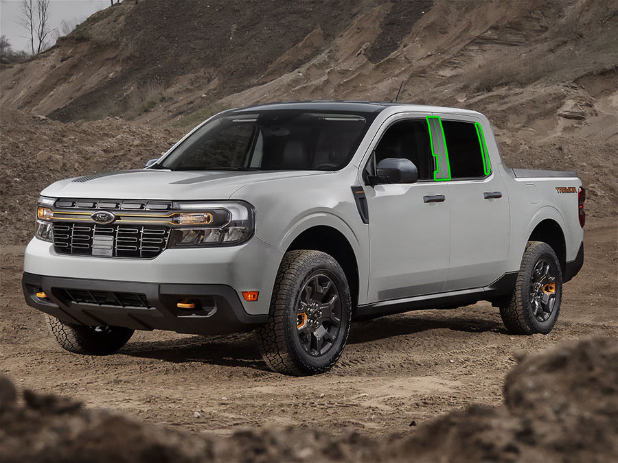 ford maverick 2022-2024 Pillar Post Trim Installation Location