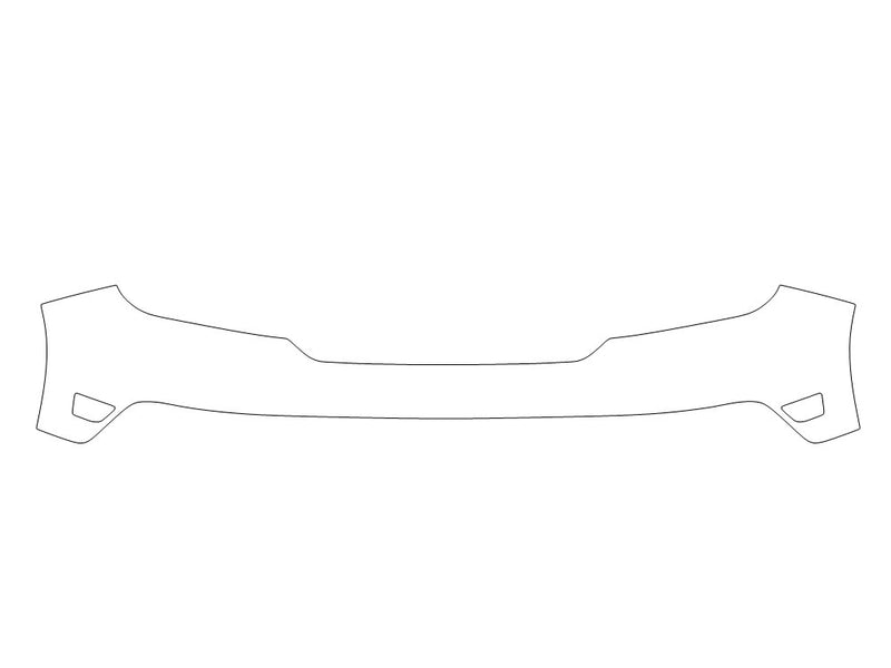 maverick 3M Clear Bra Bumper Precut PPF Diagram