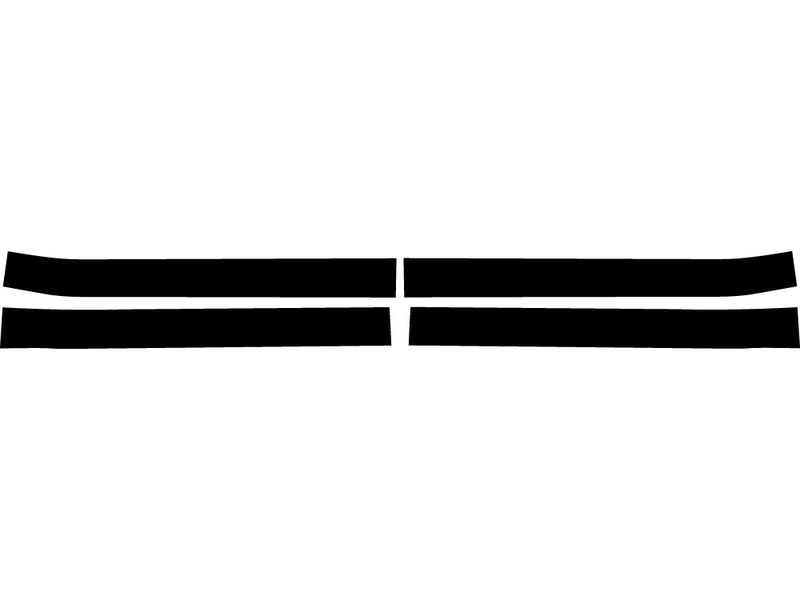 mustang Precut Tail Light Tint Diagram