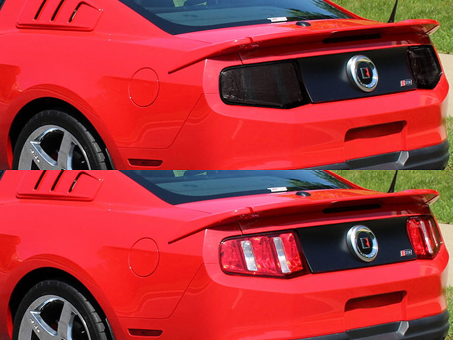 mustang Before and After Smoked Taillights