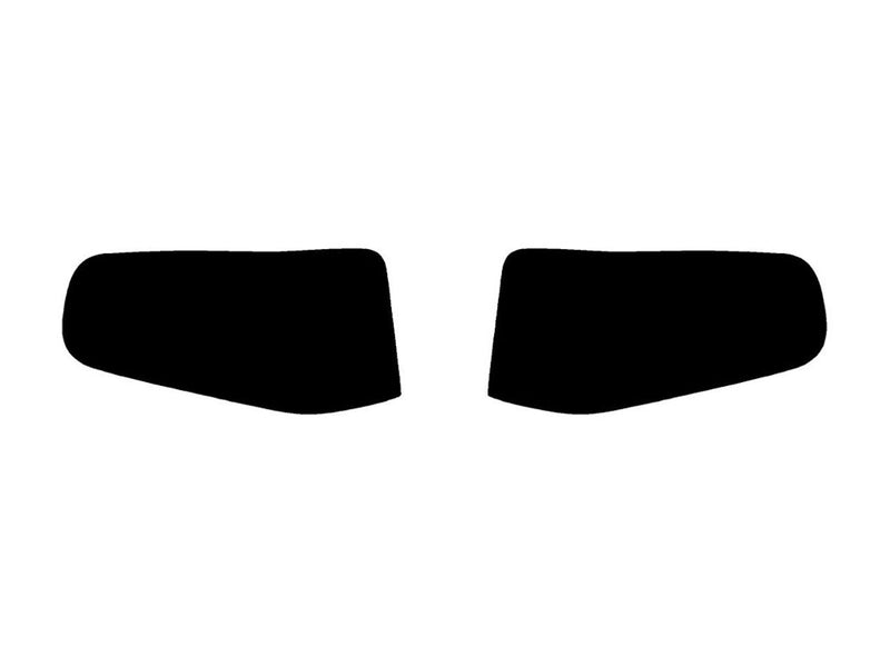 mustang Precut Tail Light Tint Diagram