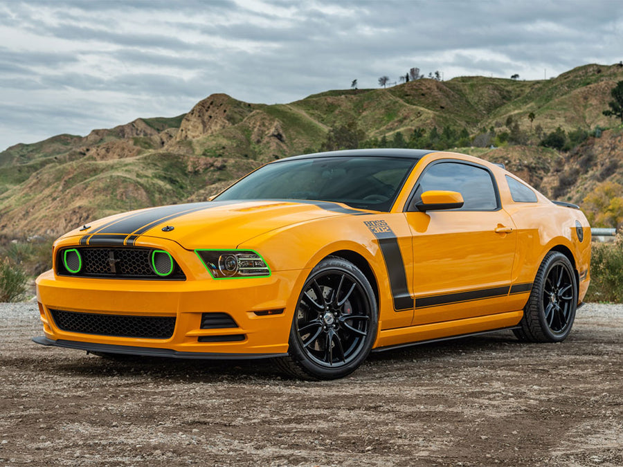 ford mustang 2010-2014 Headlight Protection Installation Location