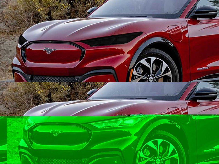 ford mustang mach-e 2021-2023 Headlight Tint Appearance