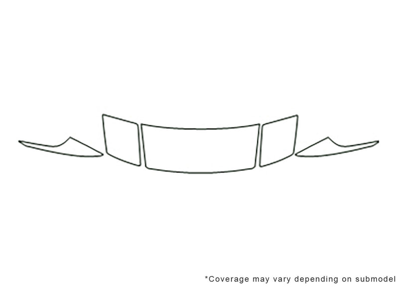probe 3M Clear Bra Hood Precut PPF Diagram