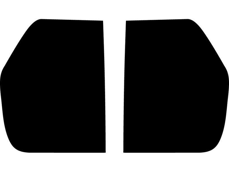 ranger (led w/ blind spot radar) Precut Tail Light Tint Diagram