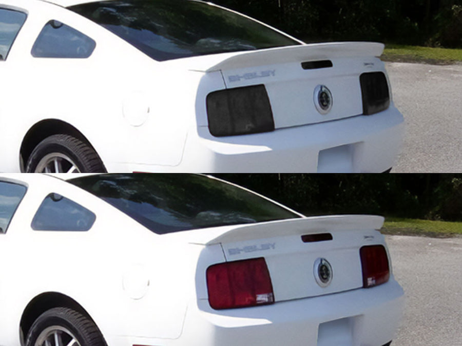shelby gt500 Before and After Smoked Taillights