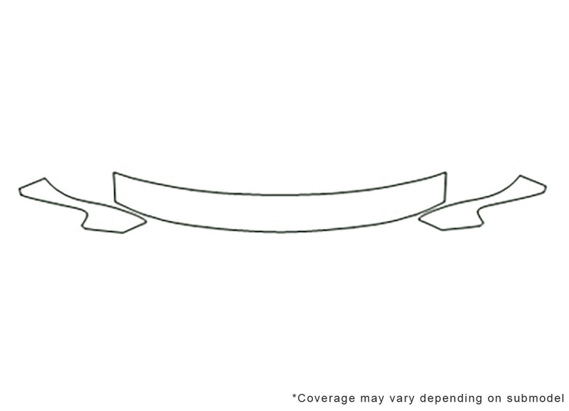 taurus Avery Dennison Clear Bra Hood Precut PPF Diagram