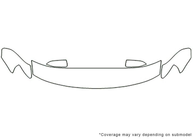 taurus Avery Dennison Clear Bra Hood Precut PPF Diagram