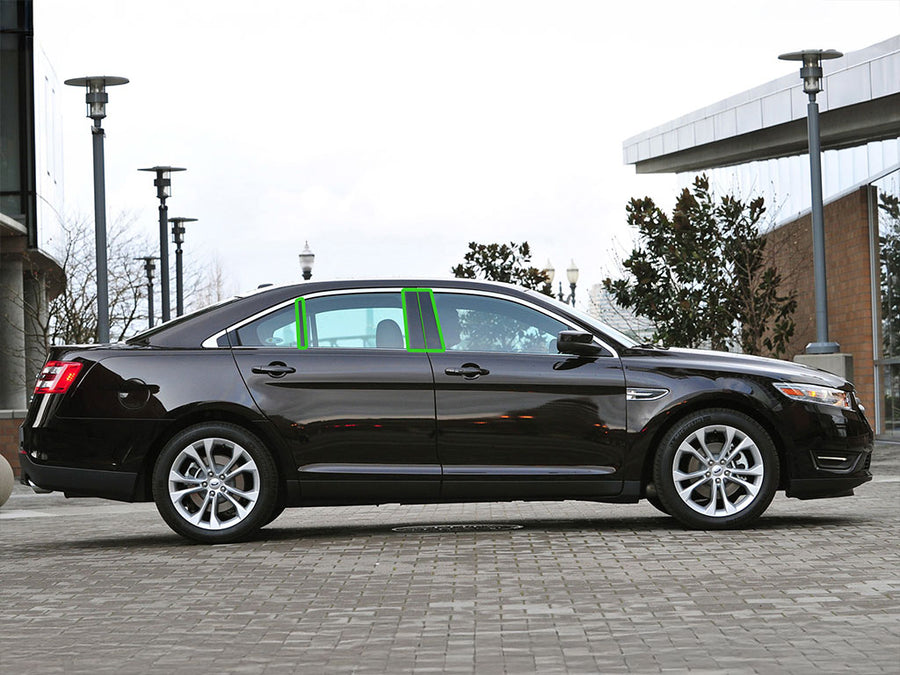 ford taurus 2010-2019 (w/ keyless entry) Pillar Post Trim Installation Location