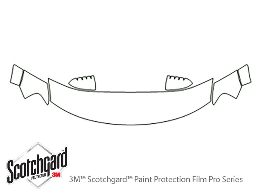 taurus x 3M Clear Bra Hood Precut PPF Diagram
