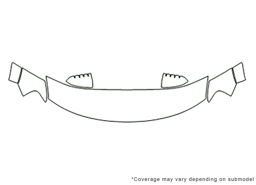 taurus x 3M Clear Bra Hood Precut PPF Diagram