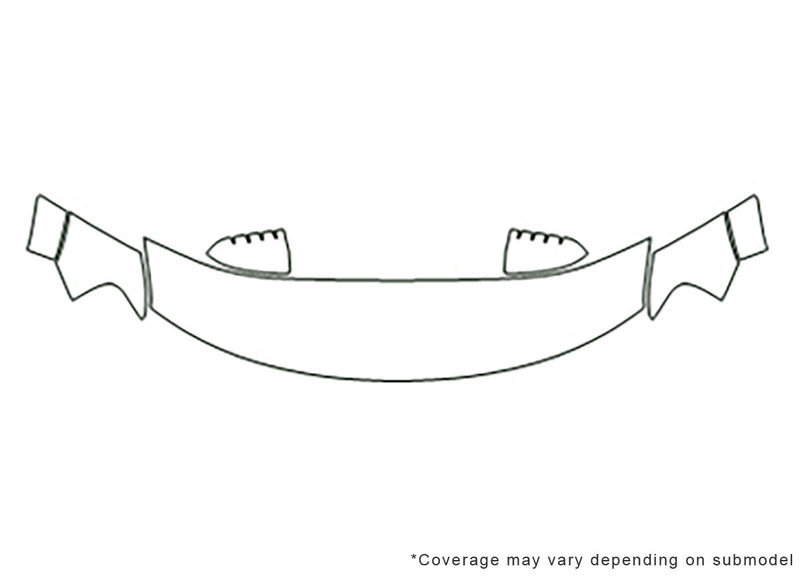 taurus x Avery Dennison Clear Bra Hood Precut PPF Diagram