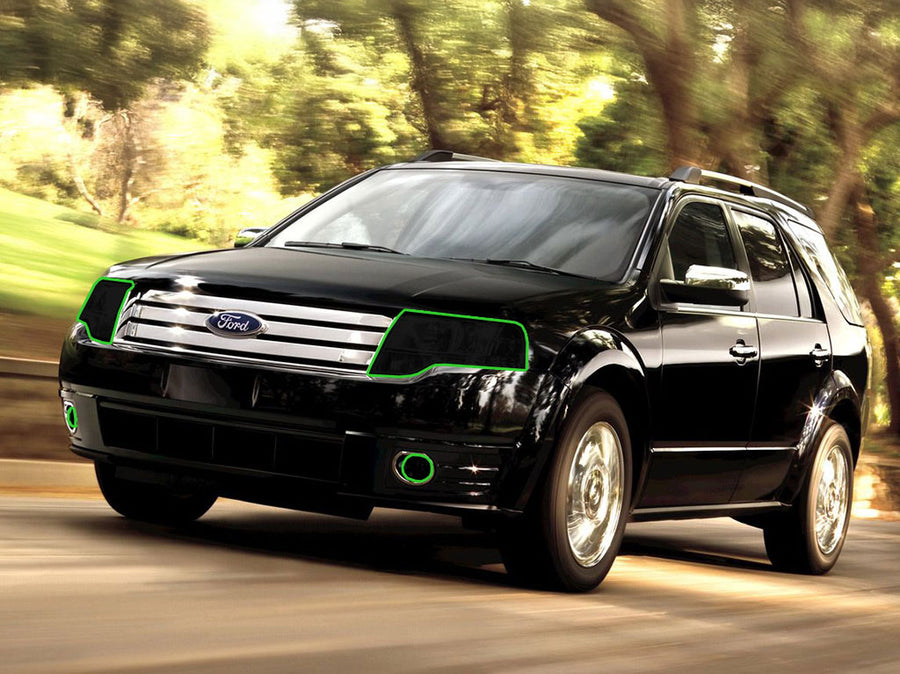 ford taurus x 2008-2009 Headlight Tint Location