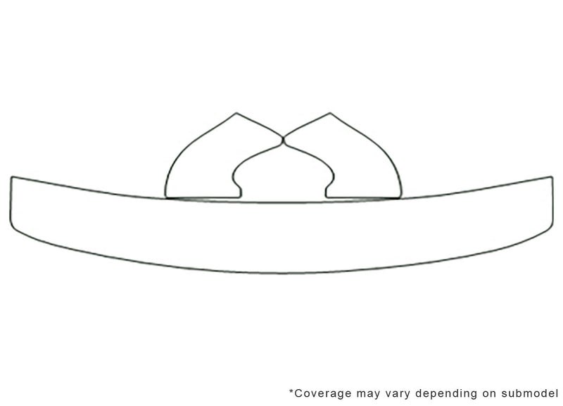 windstar 3M Clear Bra Hood Precut PPF Diagram