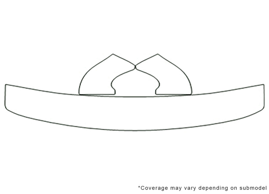 windstar 3M Clear Bra Hood Precut PPF Diagram