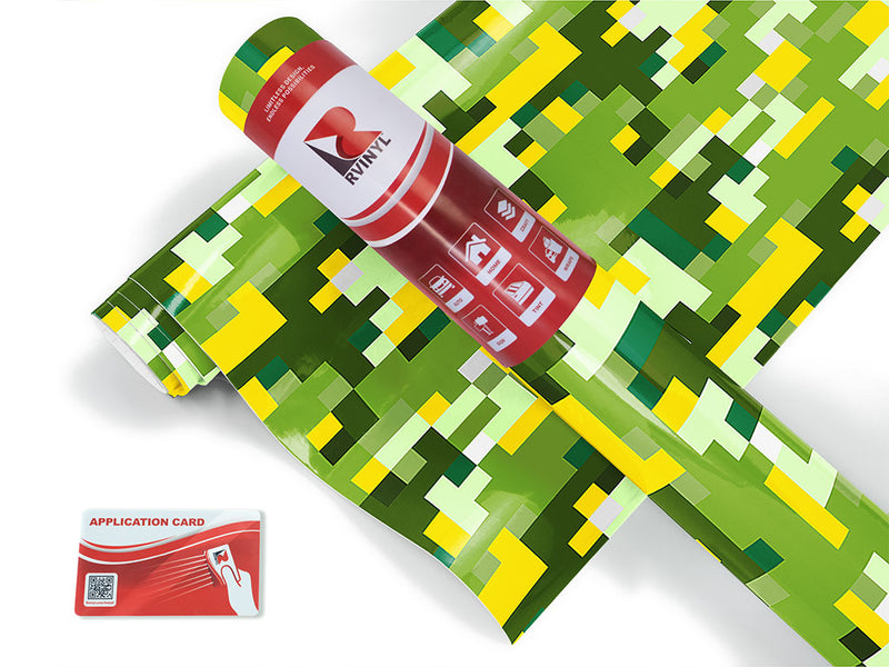 foreign jungle pixel Craft Vinyl Roll