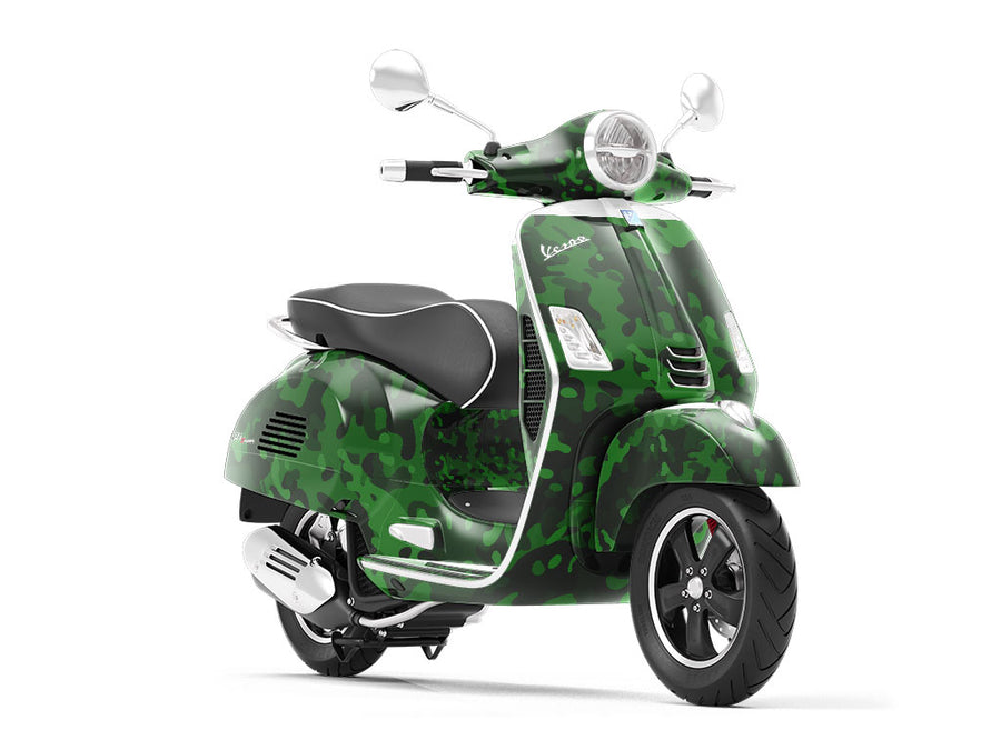 Forest Flecktarn Camouflage Vespa Scooter Wrap Film