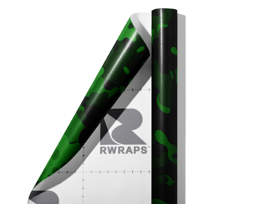 Forest Flecktarn Camouflage Wrap Film Sheets~Rwraps Series 914 Forest Flecktarn Camouflage Scrolled Sheet~3
