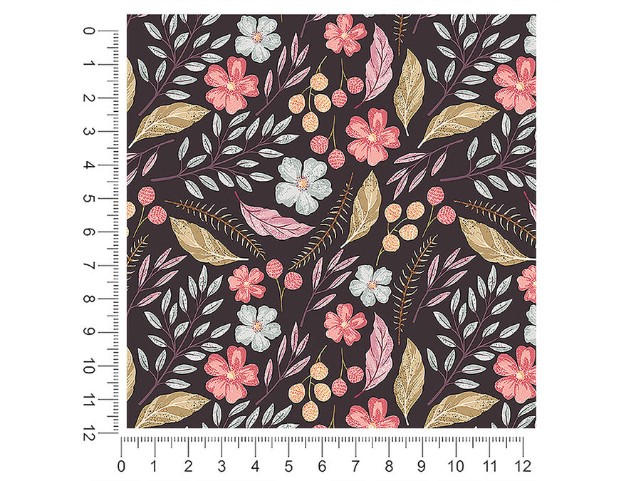 forest floor floral 1ft x 1ft Craft Sheets