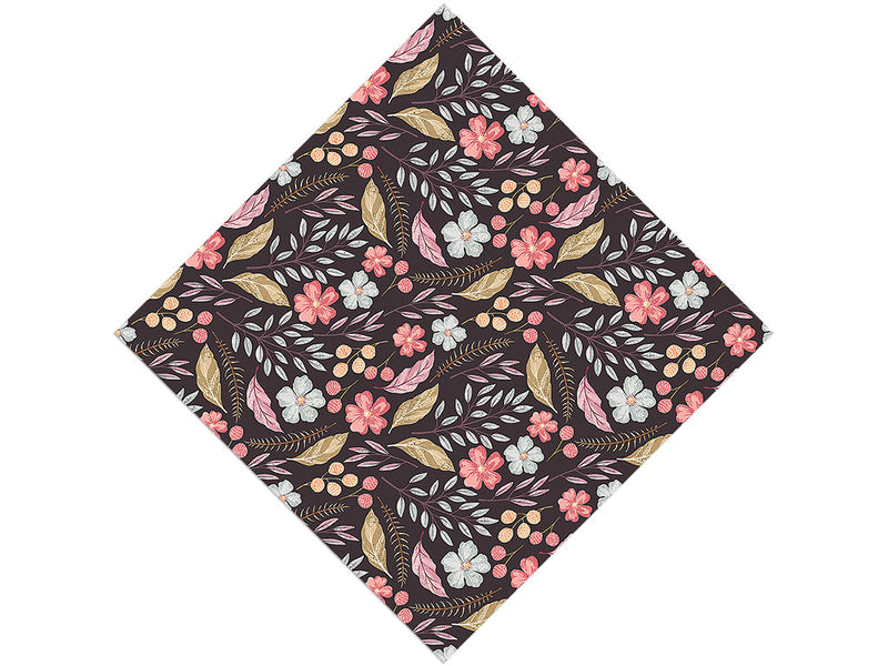 Forest Floor Floral Vinyl Wrap Pattern
